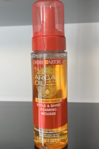 Mousse à l'huile d'argan