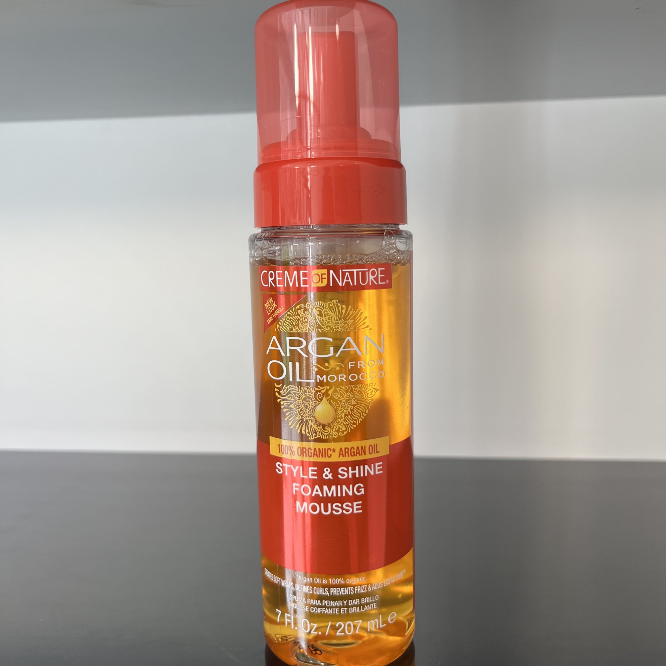 Mousse à l'huile d'argan